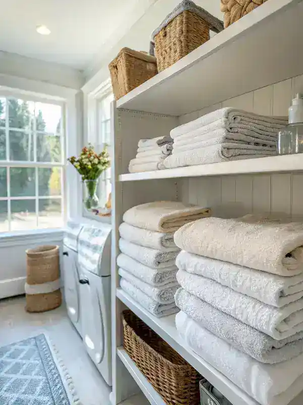 Couverture lestée fraîchement lavée